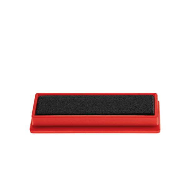 Rechteckmagnet, rot magnetoplan 1665106 (4013695011172)