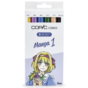 Marker ciao, 5+1 Set 'Manga 1' COPIC 22075556 (4013695261409)