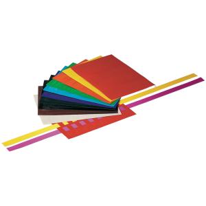 Flechtblätter, ungummiert, 100 Blatt, farbig sortiert folia 70202 (4001868702026)