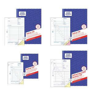 Formularbuch 'Auftrag', A5, 2 x 50 Blatt AVERY Zweckform 756 (4004182007563)
