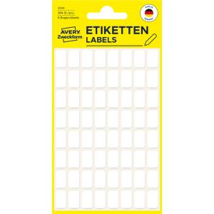 Vielzweck-Etiketten, 32 x 23 mm, weiß, KP AVERY Zweckform 3075 (4004182030752)