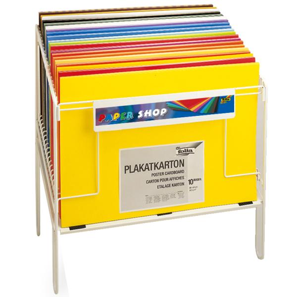 Drahtständer aus Metall, 20 Fächer, unbestückt folia 65 (4001868000658)