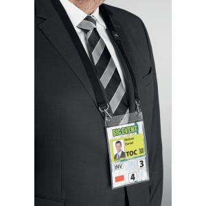 10 Durable Event Namensschilder Mit Textilband 10,5 X 14,8 Cm 852501 (4005546808123)
