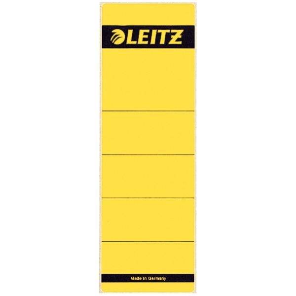 Ordnerrücken-Etikett, 61 x 192 mm, kurz, breit, gelb LEITZ 1642-00-15 (4002432302352)