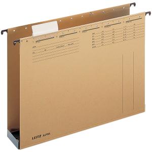 25 Leitz Hängesammler Alpha 1943 Naturbraun Boden: 2,8 Cm 19430000 (4002432303724)