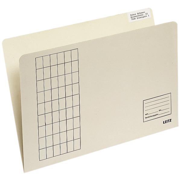 Einfach-Einstellmappe, vertikal, Gitterdruck, chamois LEITZ 2433-00-11 (4002432305148)