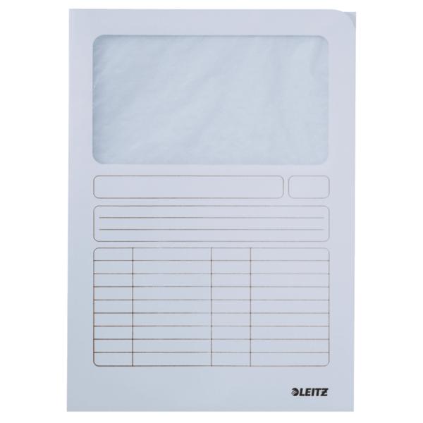 Sichtmappe, DIN A4, Karton, mit Sichtfenster, hellblau LEITZ 3950-00-30 (4002432307425)