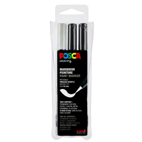 Pigmentmarker PCF-350, 3er Etui POSCA PCF350/3A GSW (3296280033525)