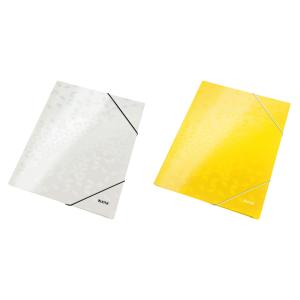 Eckspannermappe WOW, DIN A4, Karton, blau-metallic LEITZ 3982-00-36 (4002432395118)