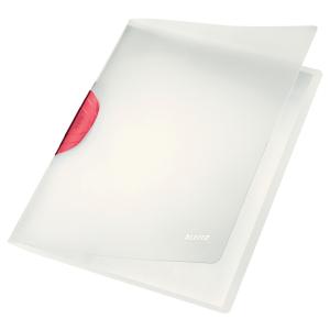 Klemmhefter ColorClip Magic, DIN A4, PP, rot- LEITZ 4174-00-25 (4002432355761)