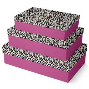 Geschenkboxen-Set 'Leopard', 3-teilig Clairefontaine K-30741-BXC (5033601004530)