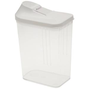 Schüttdose 'paola', 1, 5 Liter, weiß / transparent keeeper 1048310000000 (4001515483919)