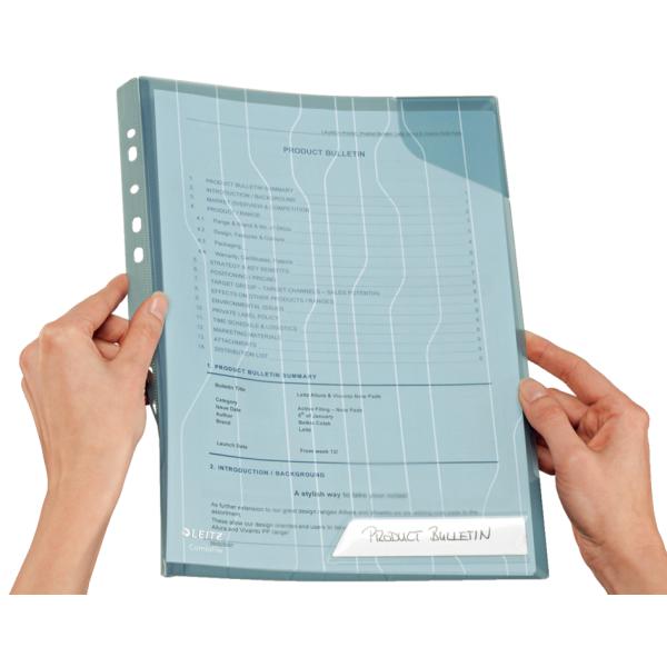 Sicht-/ Prospekthülle CombiFile, A4, PP, genarbt LEITZ 4726-00-03 (4002432370993)