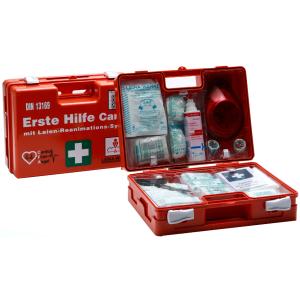 Leina-werke Erste-hilfe-koffer Maxi Cardio Din 13169 + Erweiterung Orange REF 21094 (4011166210949)