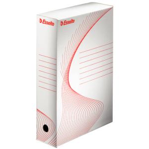 Archiv-Schachtel, DIN A4, weiß, (B)100 mm Esselte 128201 (3249441282010)