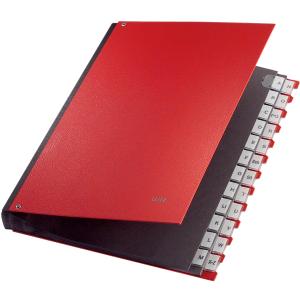 Pultordner, A4, A-Z, 24 Fächer, Kunststoff, schwarz LEITZ 5924-00-95 (4002432311750)