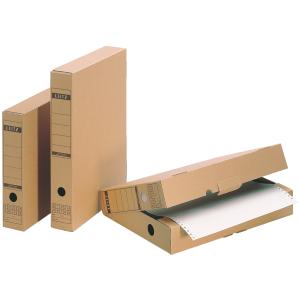 Archiv-Schachtel, mit Verschlusslasche, A4, Wellpappe LEITZ 6084-00-00 (4002432312405)