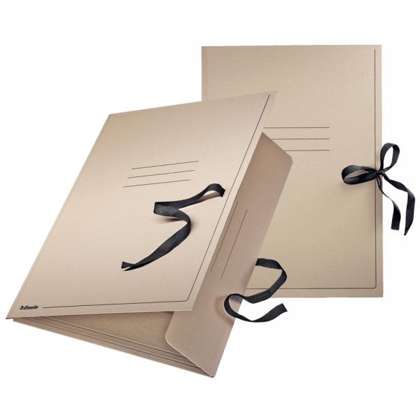 Zeichnungsmappe, DIN A3, mit Bändern, naturbraun Esselte 6586 (4001536065866)