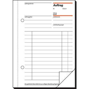 Formularbuch 'Bestellung', A5, 2 x 50 Blatt sigel BE525 (4004360910111)