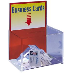 Aktionsbox, Acryl, glasklar, (B)17 x (T)23 x (H)30 cm sigel VA150 (4004360980411)