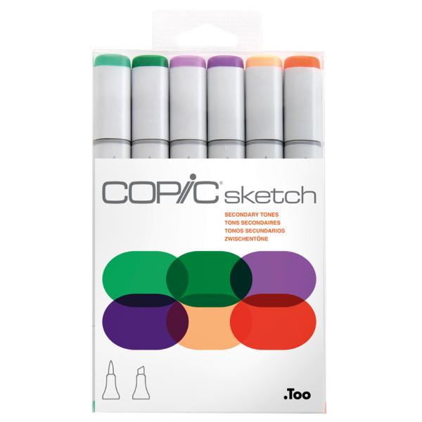 Marker sketch, 6er Set 'Secondary Tones' COPIC 21075663 (4511338052655)