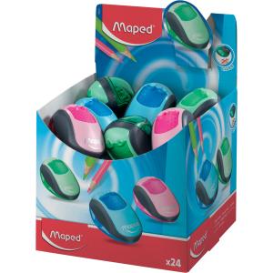 Doppel-Spitzdose Clean, farbig sortiert, 24er Display Maped 030211 (3154140302115)