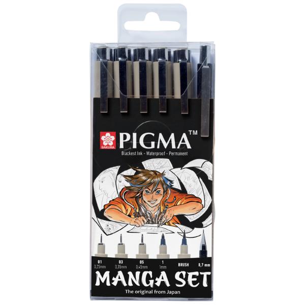 Manga-Set PIGMA, 6er Etui SAKURA POXSDKMAN6 (8712079397609)