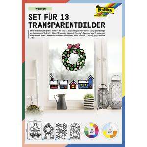 Fensterbilder-Bastelset 'Winter', 250 x 350 mm folia 23822 (4001868120196)