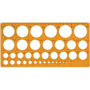 Kreisschablone, 1 - 35 mm, 39 Kreise Maped 277620 (3154142776204)