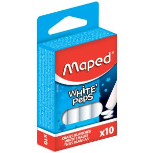 Wandtafelkreide WHITE'PEPS, rund, weiß Maped 593500 (3154145935004)