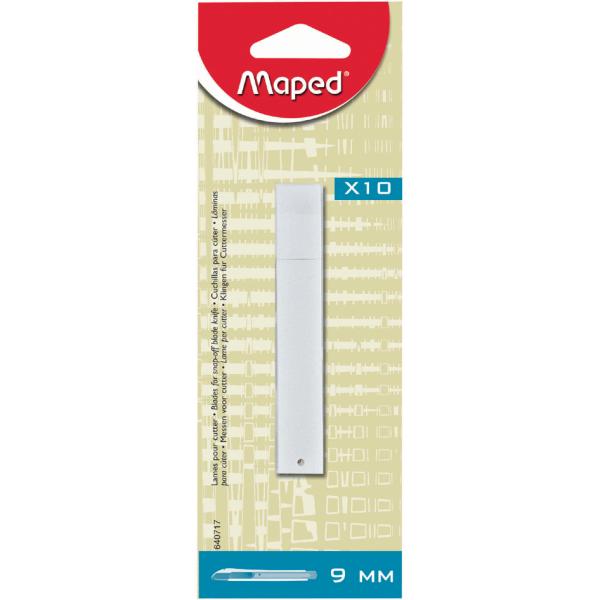 Cutter-Ersatzklingen, Klinge: 9 mm Maped 640717 3 (3154146407173)