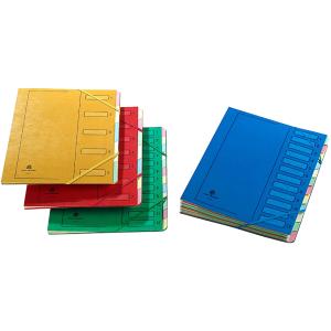 Ordnungsmappe 223, aus Karton, 12 Fächer, gelb extendos 223.12 EL JAUNE (3068592243080)