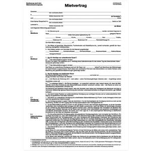 Vordruck 'Mietvertrag', DIN A4, 4-seitig herlitz 300010361 (4008110860442)