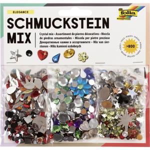 Schmucksteine-Set ELEGANCE, über 800 Teile, sortiert folia 12519 (4001868047196)