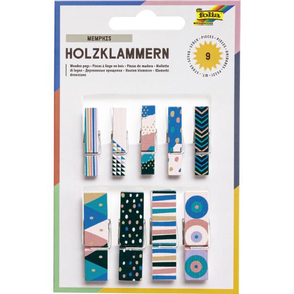 Holzklammern mit Druck 'All year III' folia 22953 (4001868119527)