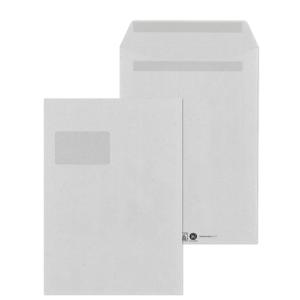 Versandtaschen C5 selbstklebend, mit Fenster links MAILmedia 30006881 (4003928359416)