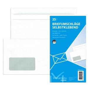 Briefumschlag Offset weiß, Kompakt, mit Fenster MAILmedia 30022377 (4003928207922)