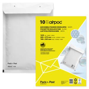 Luftpolster-Versandtaschen, Typ 16/ F, weiß, 21 g MAILmedia 30002574 (4003928412166)