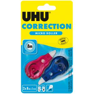 Einweg-Mini-Korrekturroller Micro, 2er Blister UHU 35715 (4026700357158)