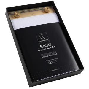 Notizblock 'BLOC FAF', 160 x 100 mm, blanko EXACOMPTA 12112E (3130630121121)