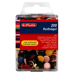 Reißnägel, messing, Durchmesser: 9, 0 mm herlitz 300000609 (4008118770200)