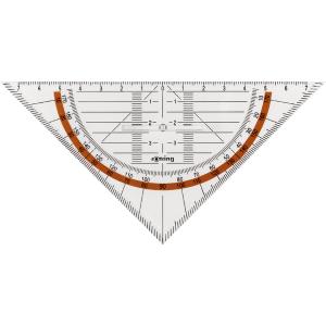 Geometriedreieck Centro mit Griff, Hypotenuse: 230mm rotring S0903950 (3501170903957)