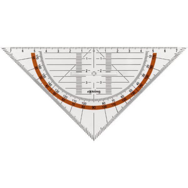 Geometriedreieck Centro mit Griff, Hypotenuse: 230mm rotring S0903950 (3501170903957)