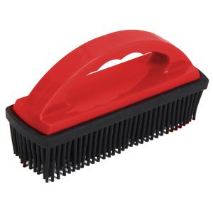 Tierhaarbürste / Gummibürste, rot IWH 00252 (4045914002524)