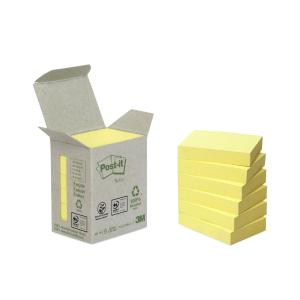 Haftnotizen Recycling, 127 x 76 mm, gelb Post-it 655-1B (4054596723160)