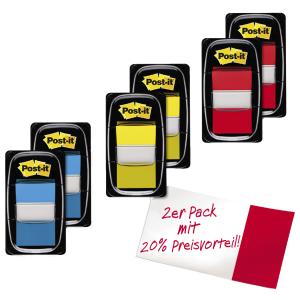 Haftmarker Index, 25, 4 x 43, 2 mm, gelb, Vorteilspack Post-it 680-Y2 (0051141920610)
