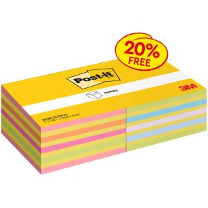Haftnotiz-Würfel, 76 x 76 mm, Vorteilspack, sortiert Post-it 2028-OCPPX2 (4064035146139)