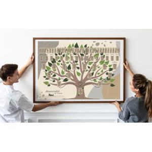 Schmuck-Ahnentafel 'Illustrierter Baum', DIN A1 RNK Verlag 2811 (4002871028110)