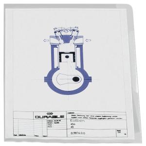 STANDARD Sichthülle, DIN A4, PP, 0, 12 mm DURABLE 2337-19 (4005546230603)