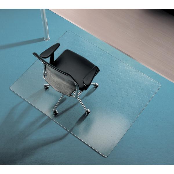 ECOGRIP SOLID Bodenschutzmatte 110x120 cm 1,8 mm Teppichböden transparent RS OFFICE 43-1100 (4024591001815)